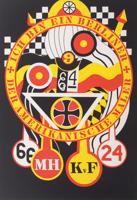 Large Robert Indiana KVF III Screenprint, 79.25H - Sold for $1,664 on 11-15-2025 (Lot 191).jpg